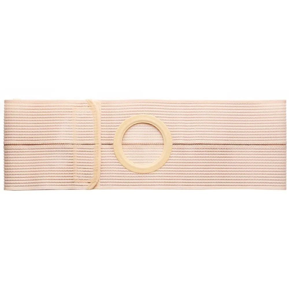 4" Beige, Regular Elastic, Flat Panel Belt, Large, 2-5/8" x 3-1/8" Opening