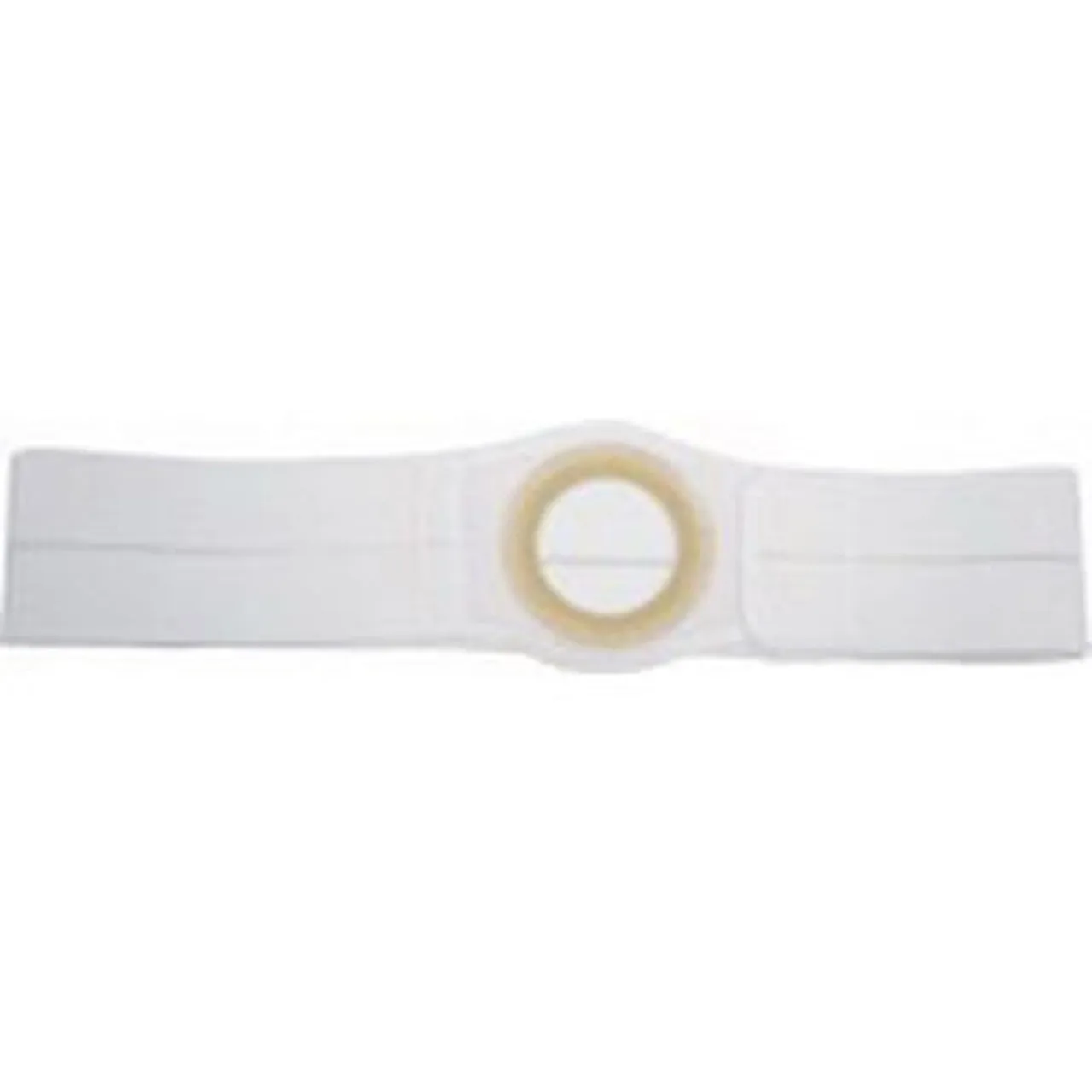 7" Right, White, Cool Comfort, Nu-Form Belt, Prolapse Flap, Medium, 3-1/2" Opening Placed 1-1/2" From Bottom