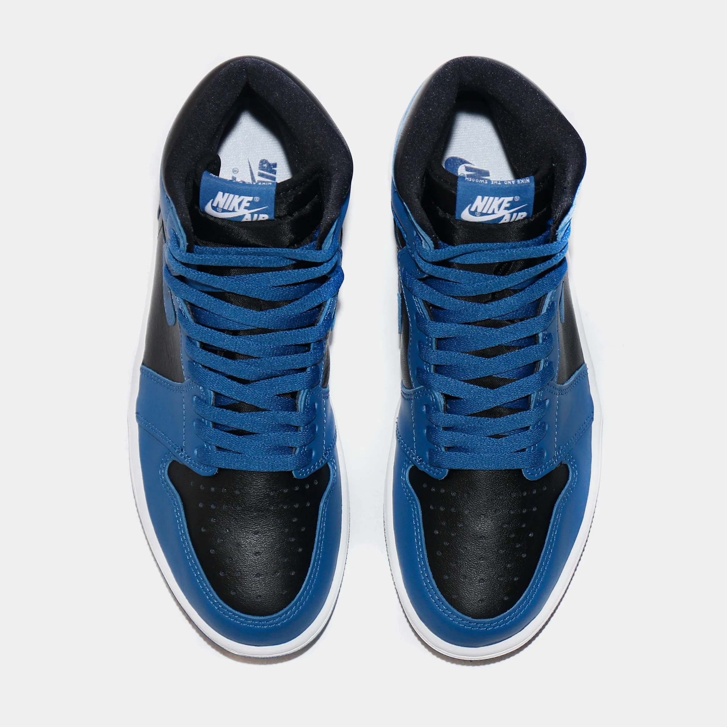 Air Jordan 1 Retro High OG Dark Marina Blue Mens Lifestyle Shoes (Dark Marina Blue/Black) Limit One Per Customer