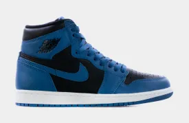 Air Jordan 1 Retro High OG Dark Marina Blue Mens Lifestyle Shoes (Dark Marina Blue/Black) Limit One Per Customer