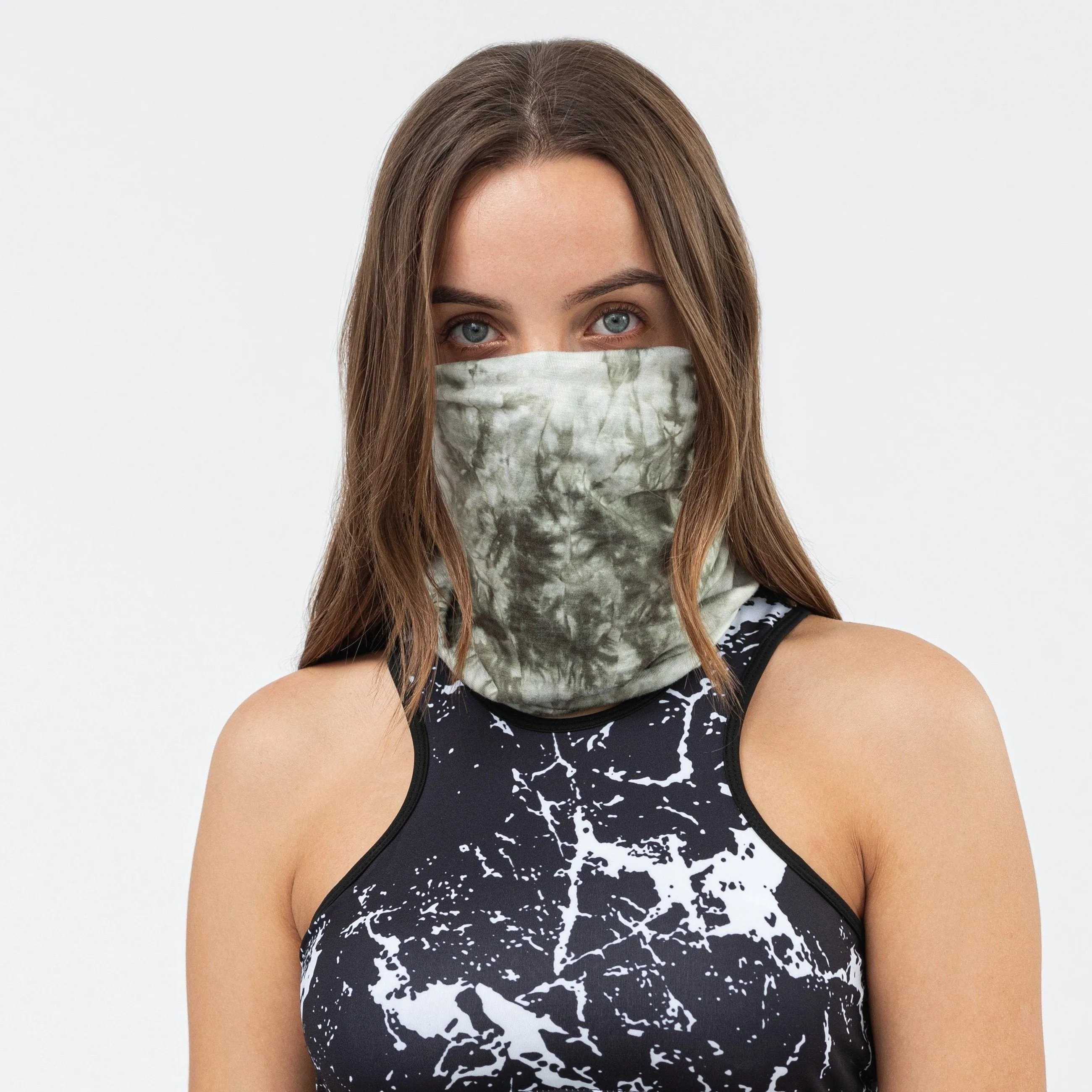 Bandana Face Mask - Green Dye (Available online only)