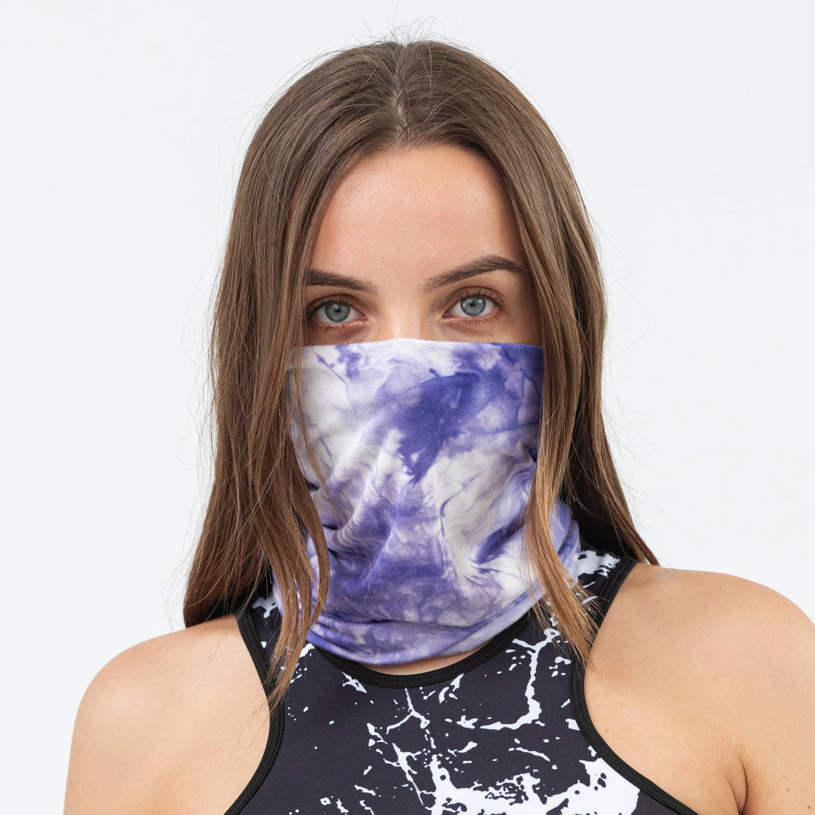 Bandana Face Mask - Purple Dye (Available online only)