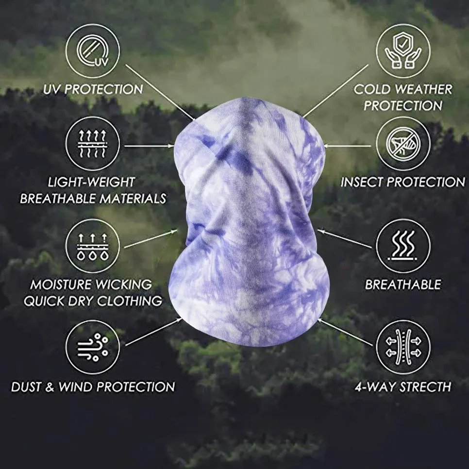 Bandana Face Mask - Purple Dye (Available online only)