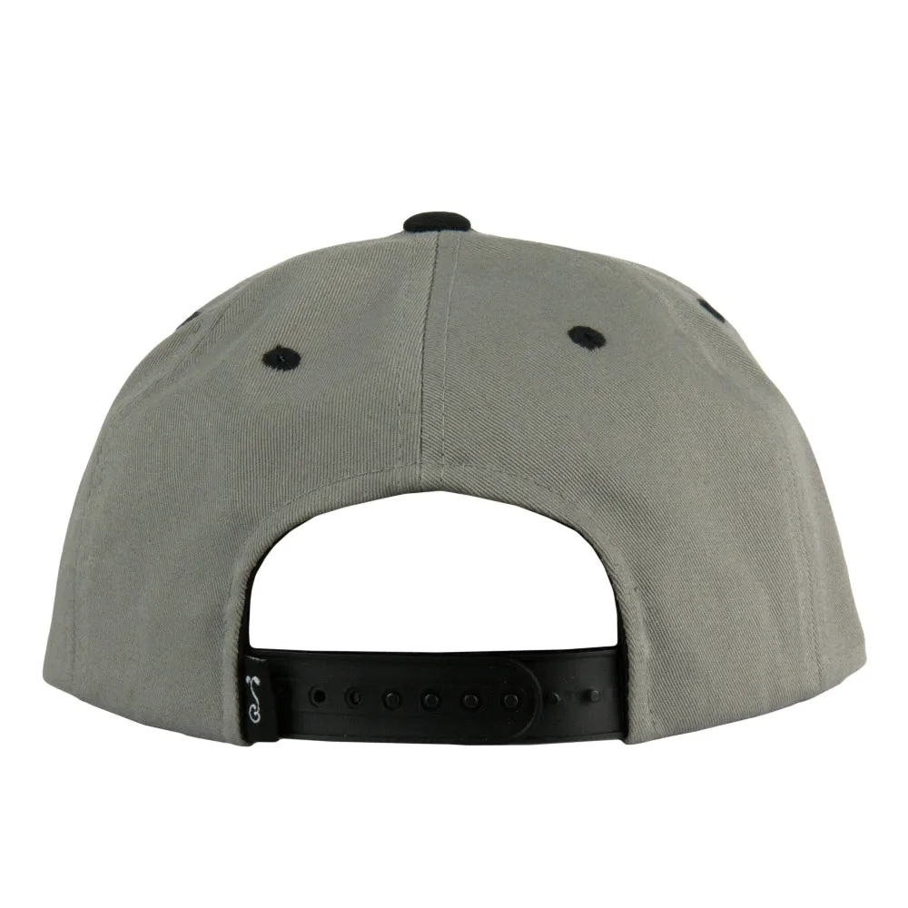 Bear Paw Gray Kids Snapback Hat