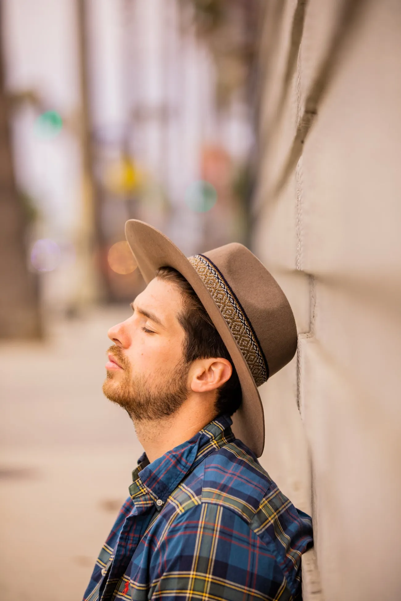 Beige Western Hat