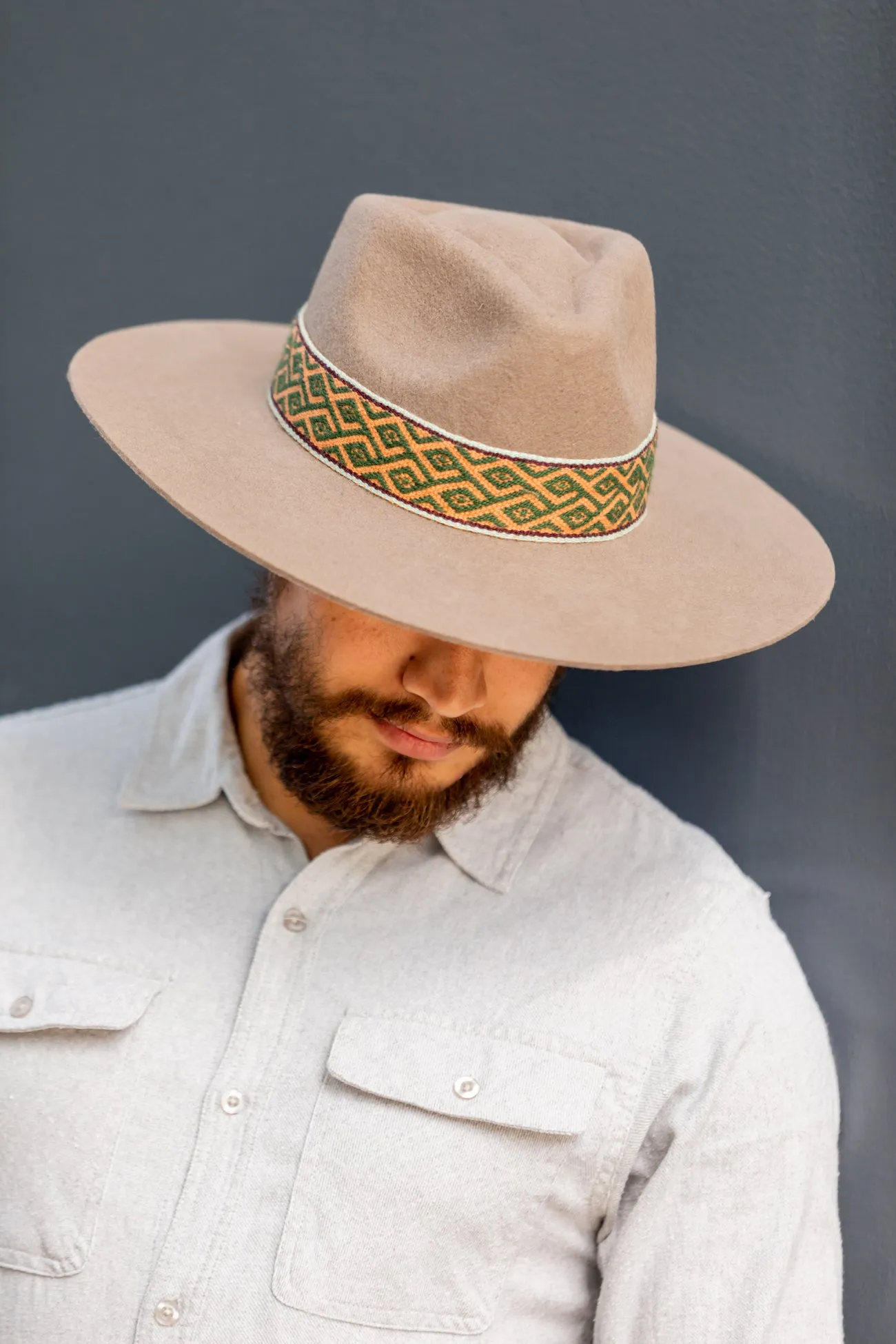 Beige Western Hat