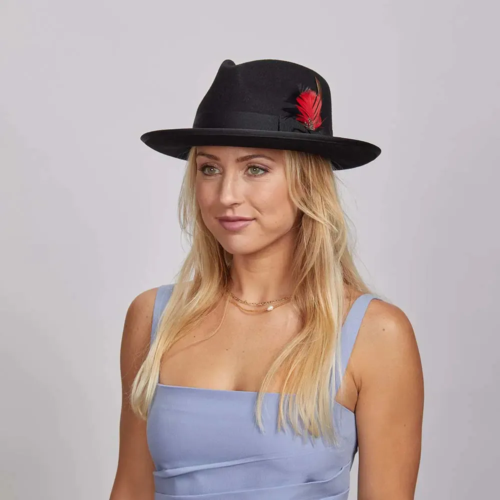 Broadway | Womens Felt Fedora Hat