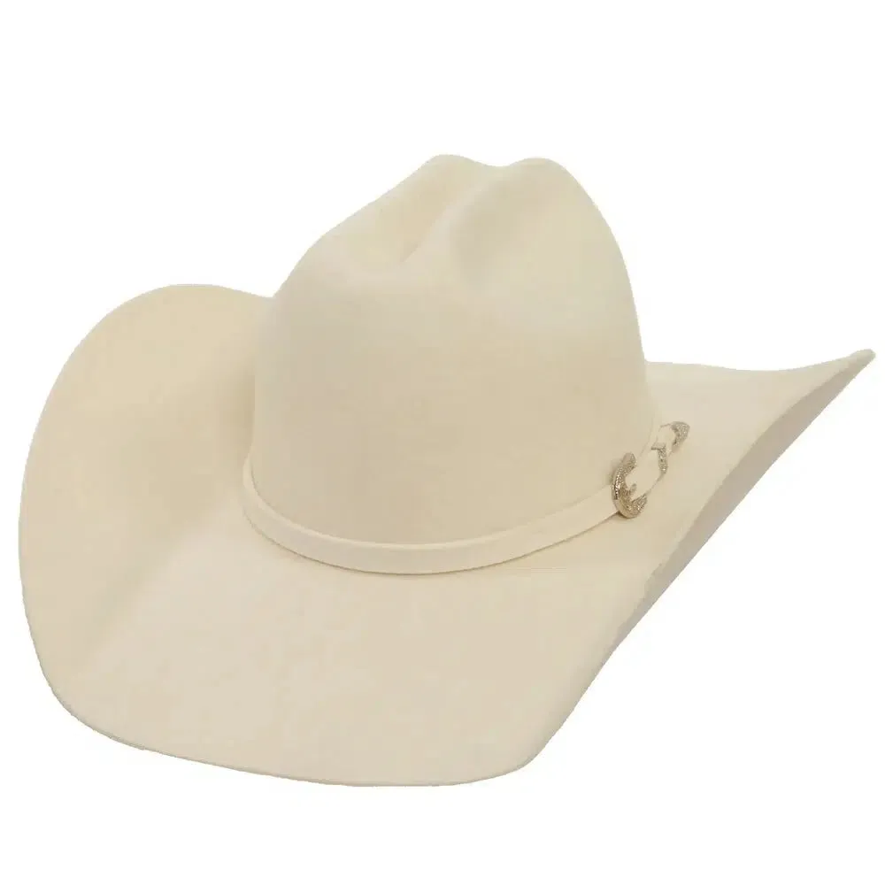 Cattleman White | Womens Felt White Cowgirl Hat