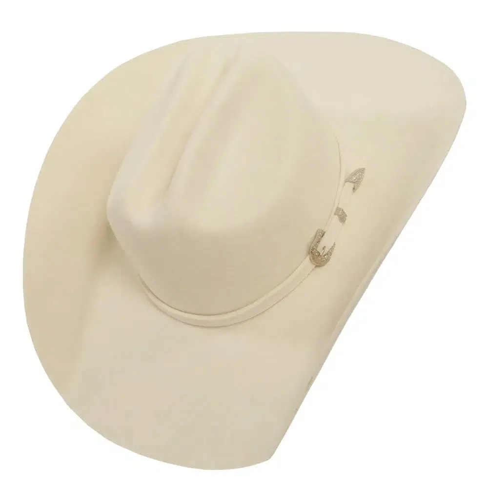 Cattleman White | Womens Felt White Cowgirl Hat