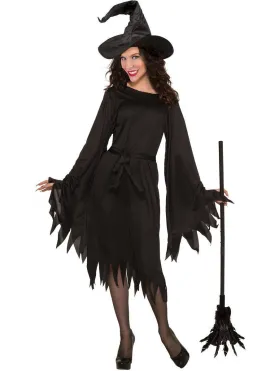 Classic Wicked Witch Womens Plus Size Halloween Costume