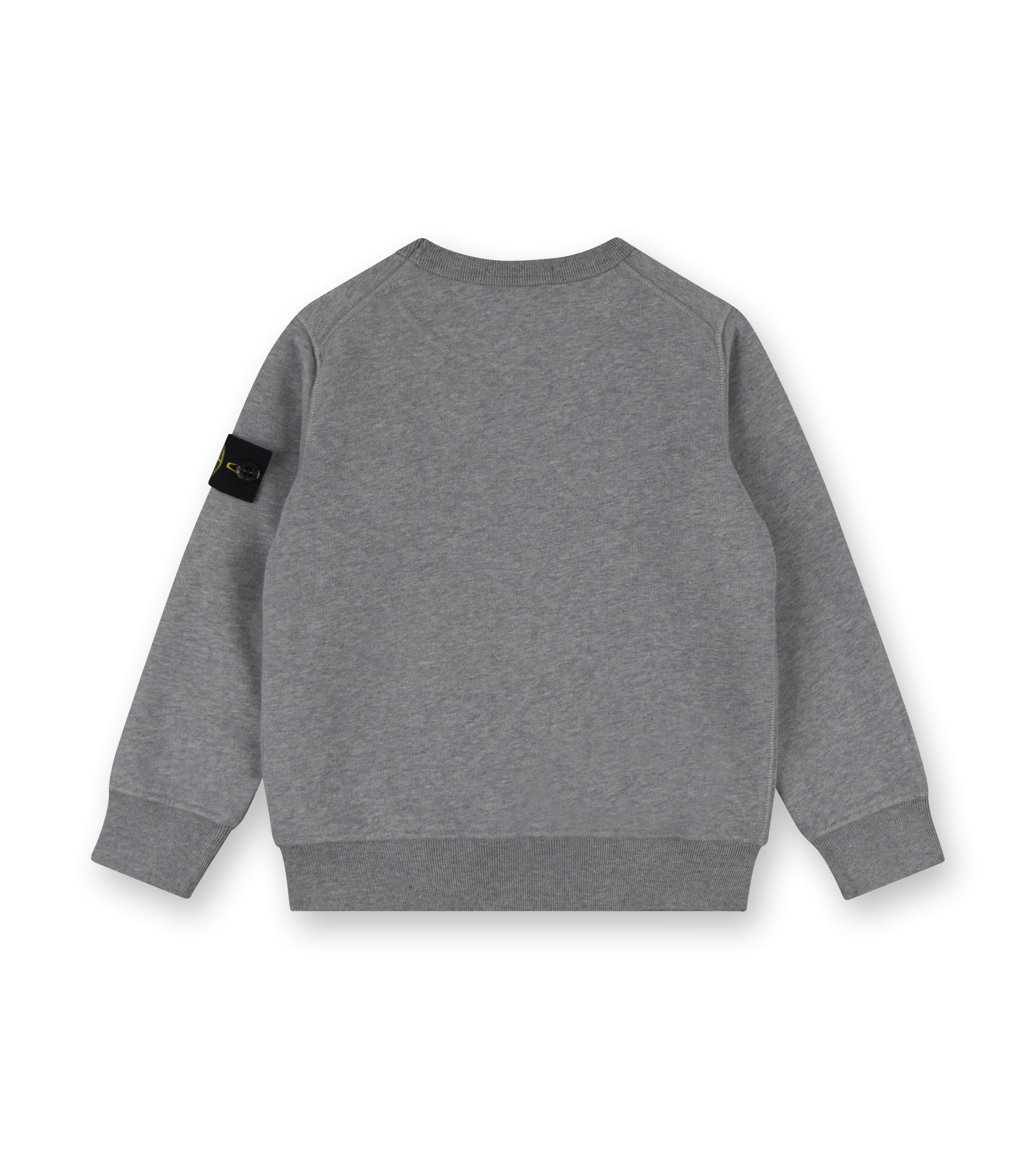 Compass-badge Cotton Sweatshirt Grey