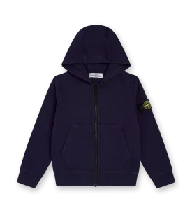 Compass Patch Zip-up Navy