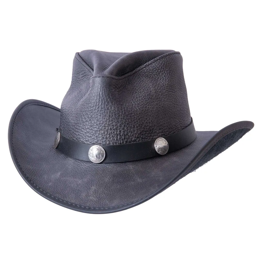 Cyclone | Mens Leather Cowboy Hat