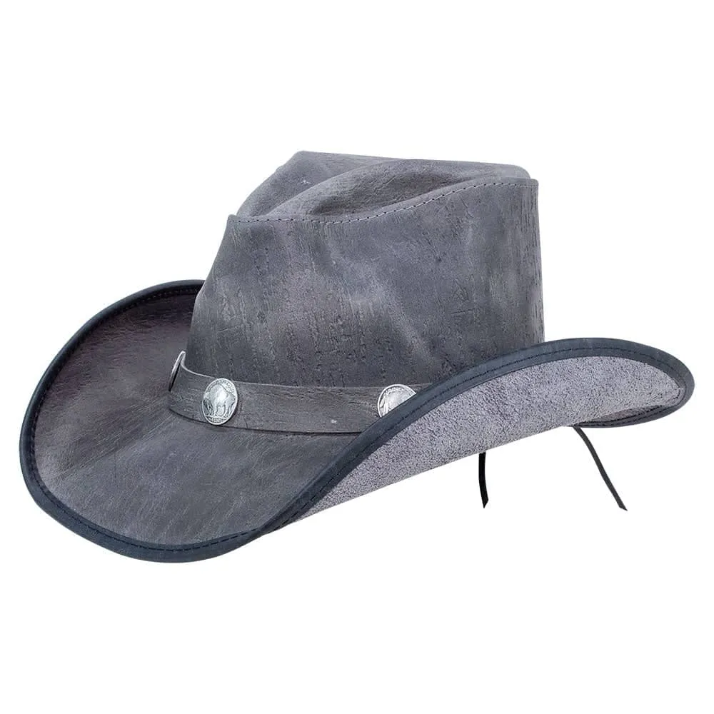 Cyclone | Mens Leather Cowboy Hat