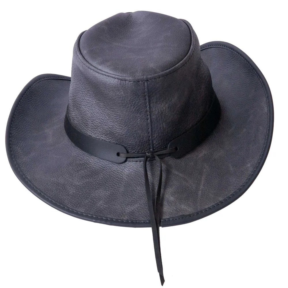 Cyclone | Mens Leather Cowboy Hat