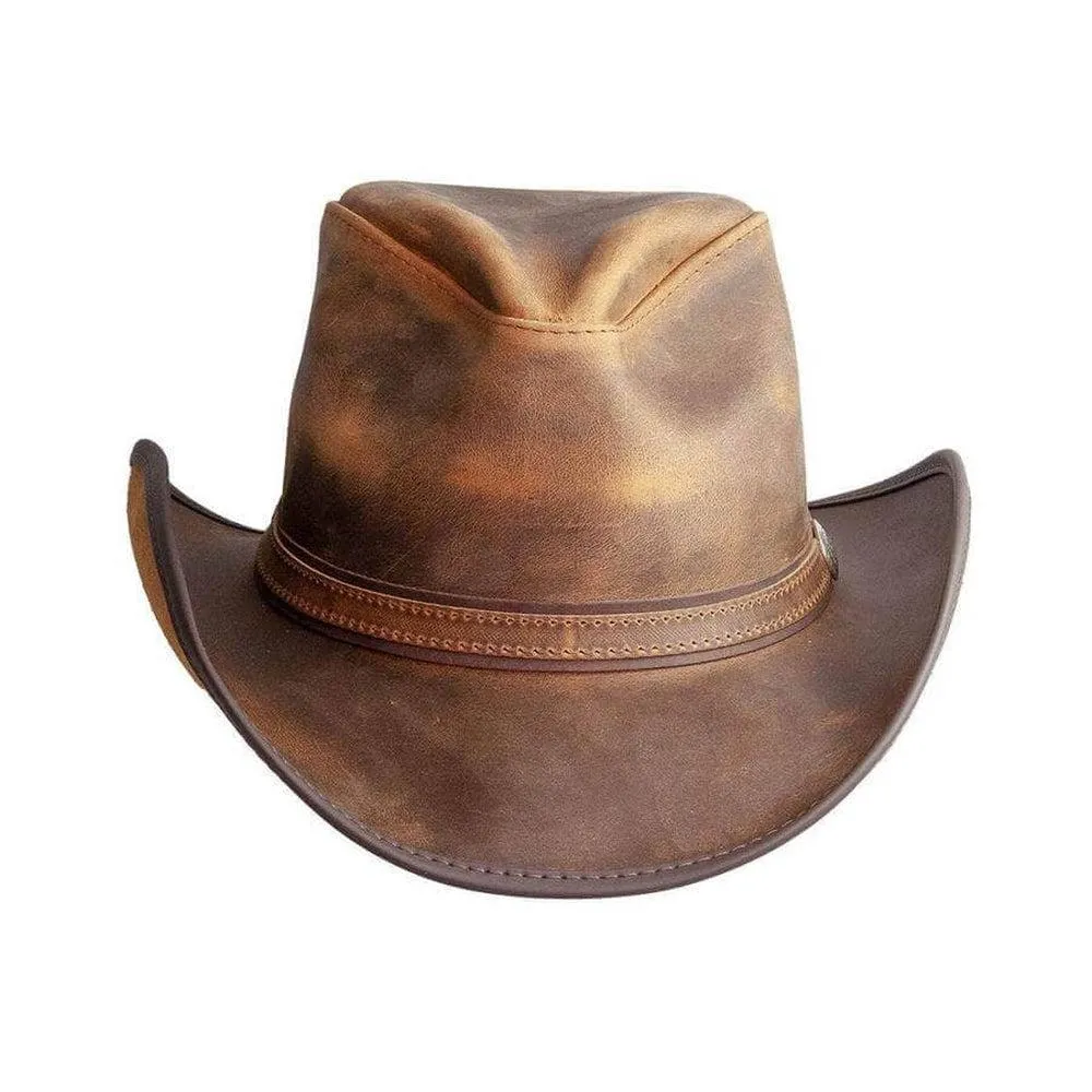 Cyclone | Mens Leather Cowboy Hat