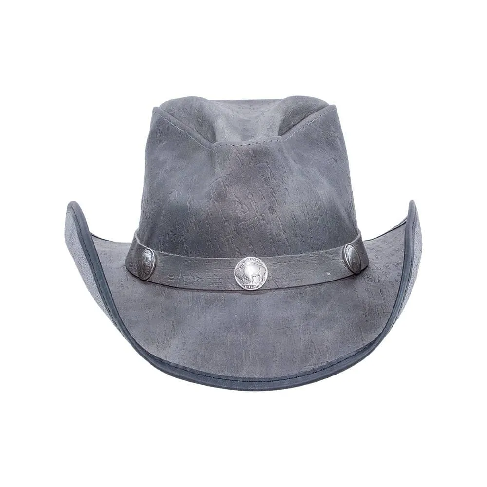 Cyclone | Mens Leather Cowboy Hat