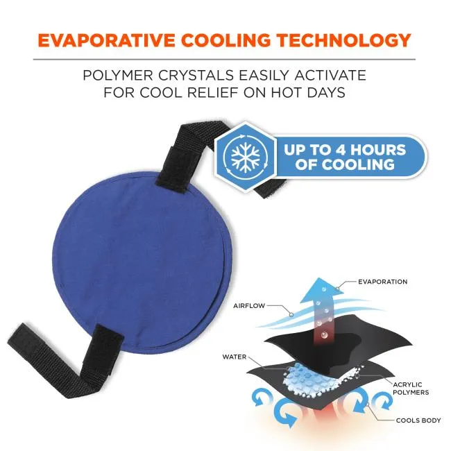 Ergodyne Chill-Its 6715 Evaporative Hard Hat Cooling Liner - Blue