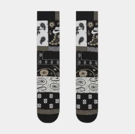 Everyday Essentials Crew Mens Socks (Black)