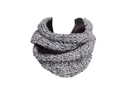 Fur Backed Snood Grey