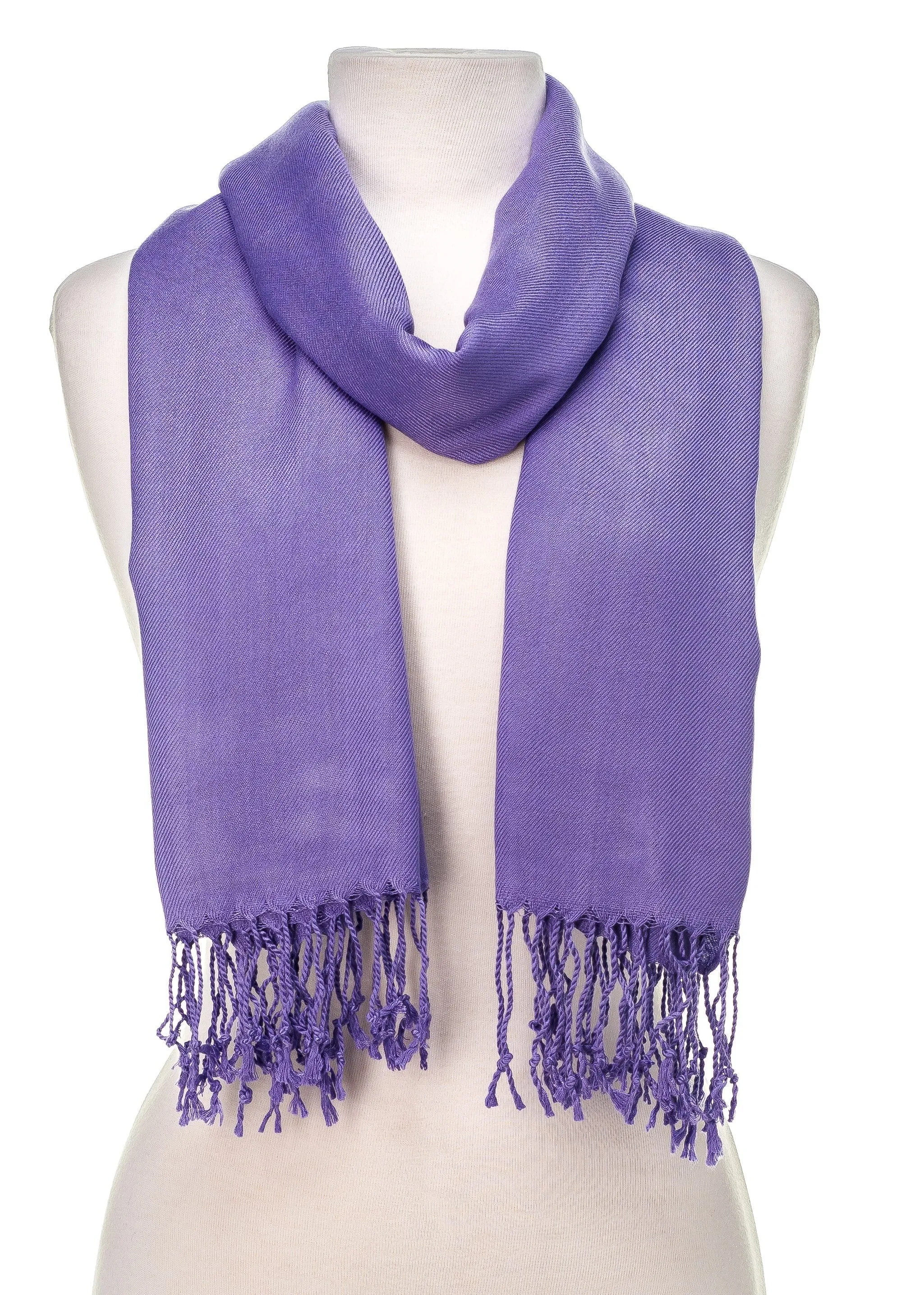 Gift Packaged Olive N Figs" Solid Plain Pashmina Stole/Scarf/Wrap with a Complimentary Gift - 25 Vibrant Colors"