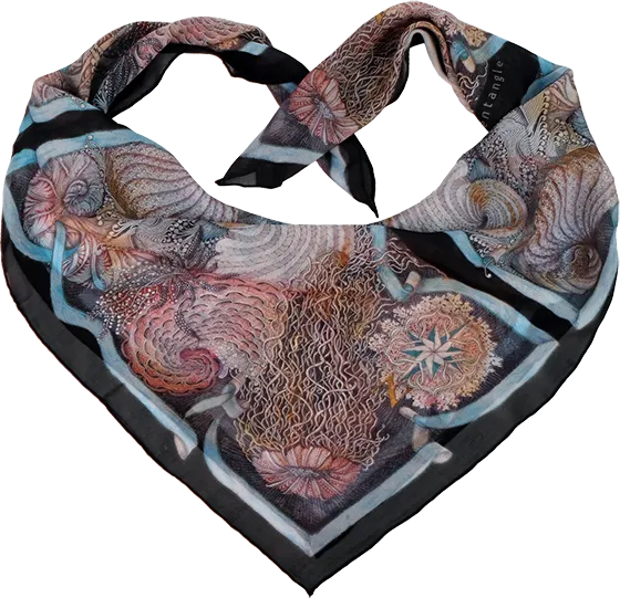 Hats Off to Haeckel Silk Scarf