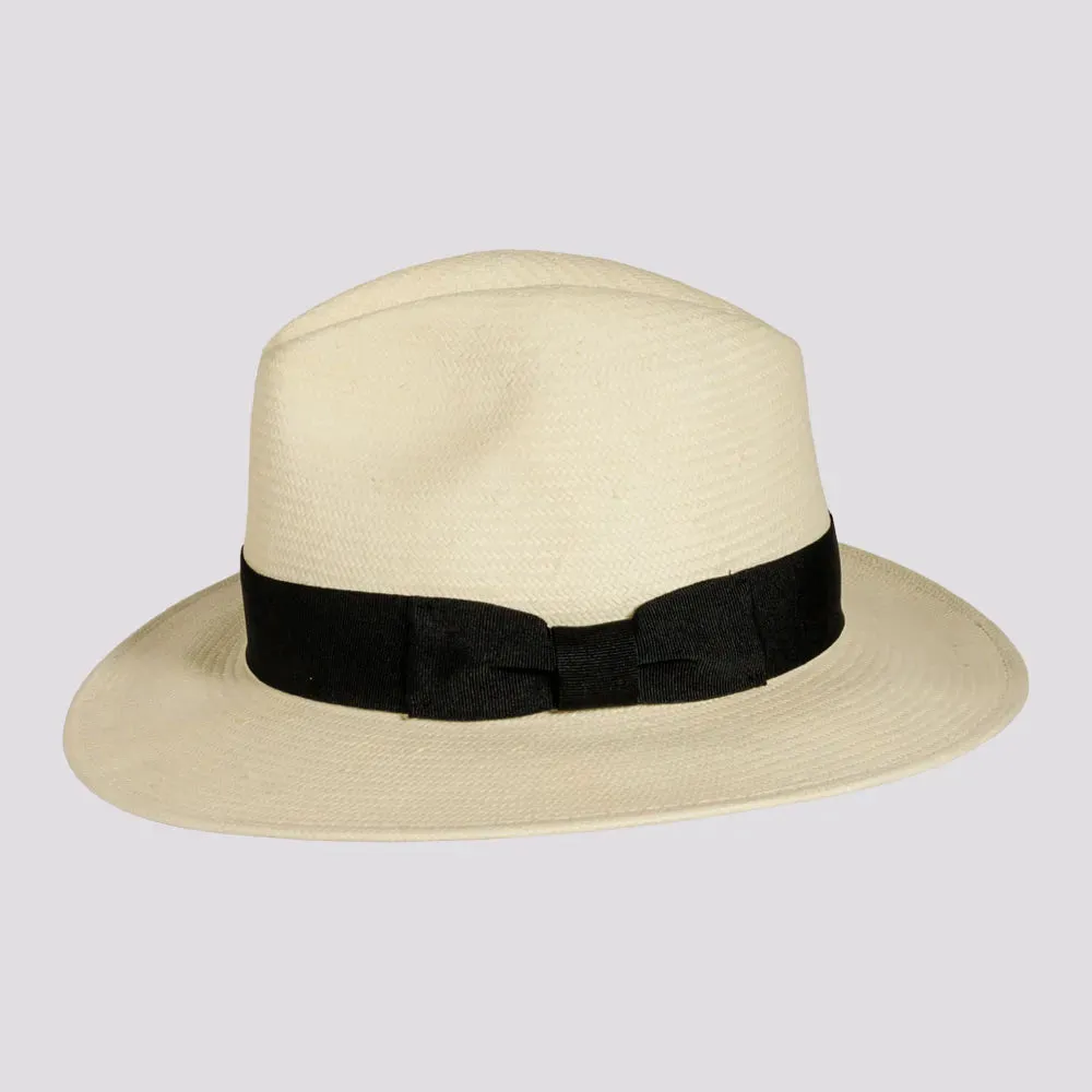 Havana | Womens Toyo Straw Fedora Hat with Downturned Brim