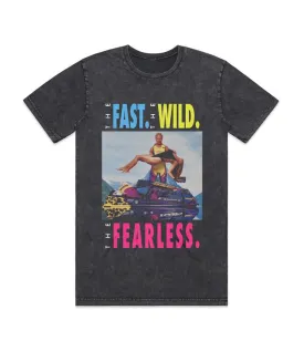 Jetpilot Fearless Mens Tee (2024) - Acid Wash