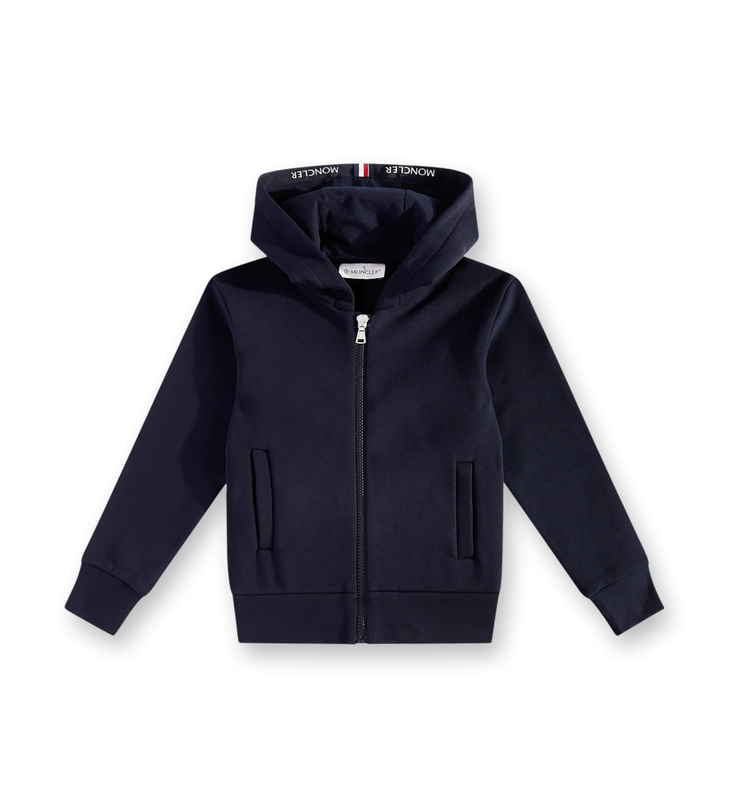 Logo Zip-up Hoodie Navy Blue