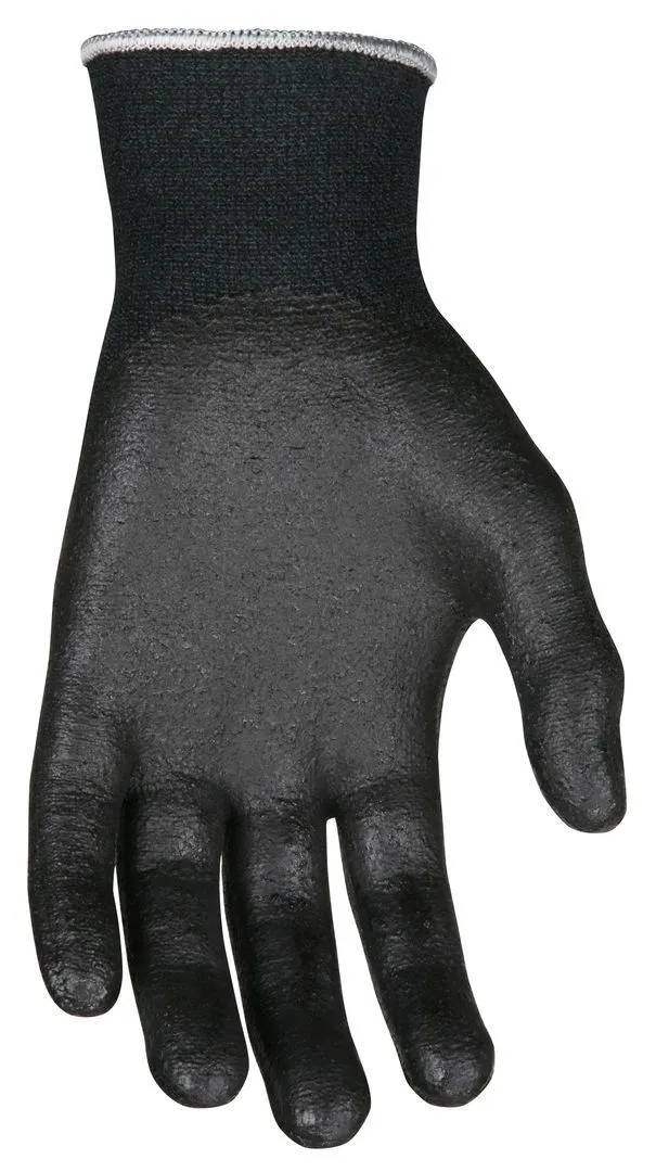 MCR Safety Cut Pro 9178NF 13 Gauge Nitrile Foam Coated Cut Resistant Work Gloves, Black, 1 Pair