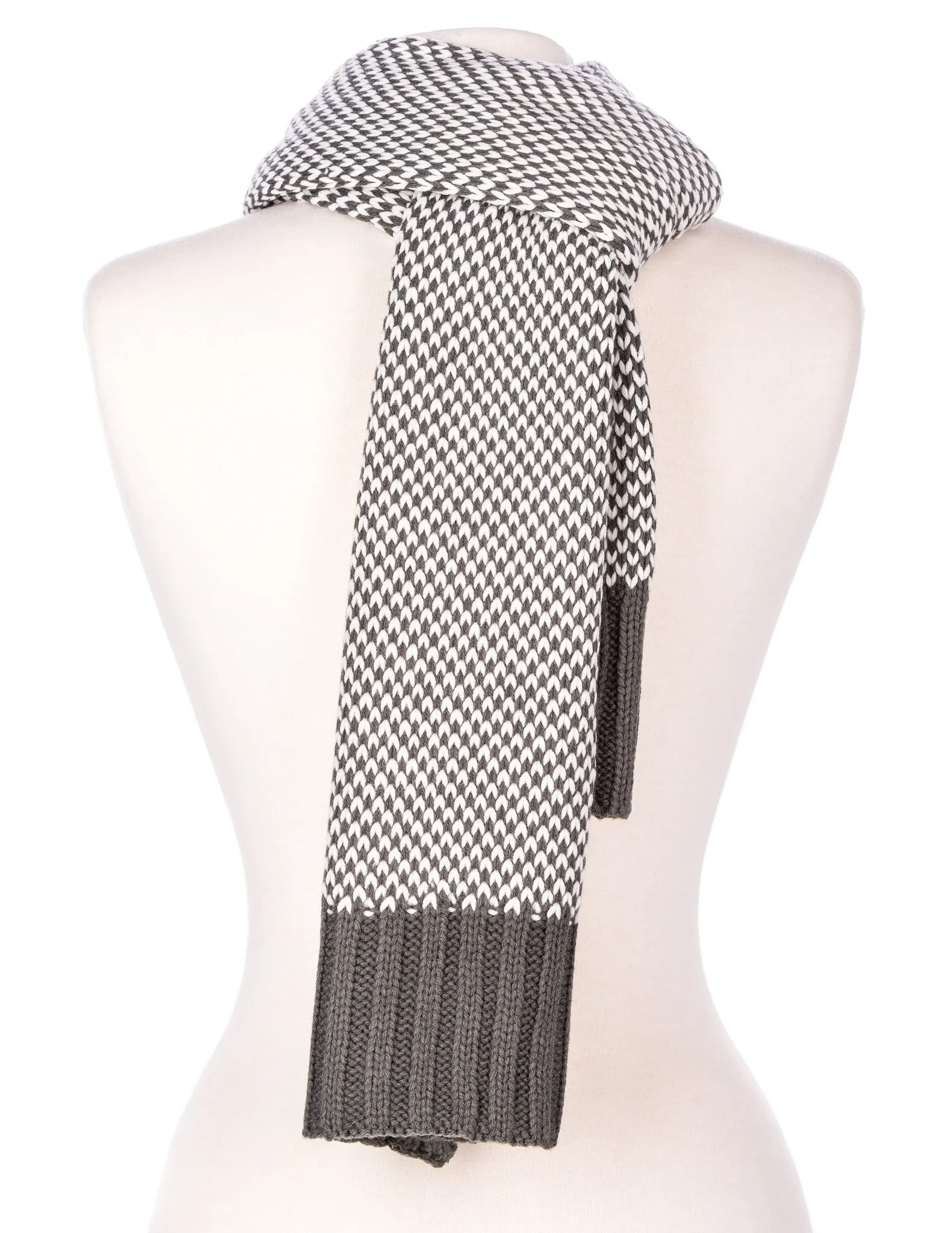 Men's Two-Tone Manhattan Winter Scarf