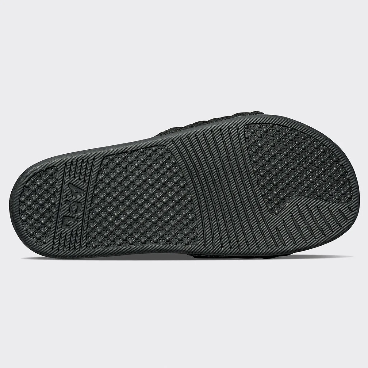 Men's Vegan Suede Lusso Slide Black