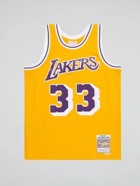 Mitchell and Ness - NBA Swingman Jersey Lakers 84 Kareem Abdul