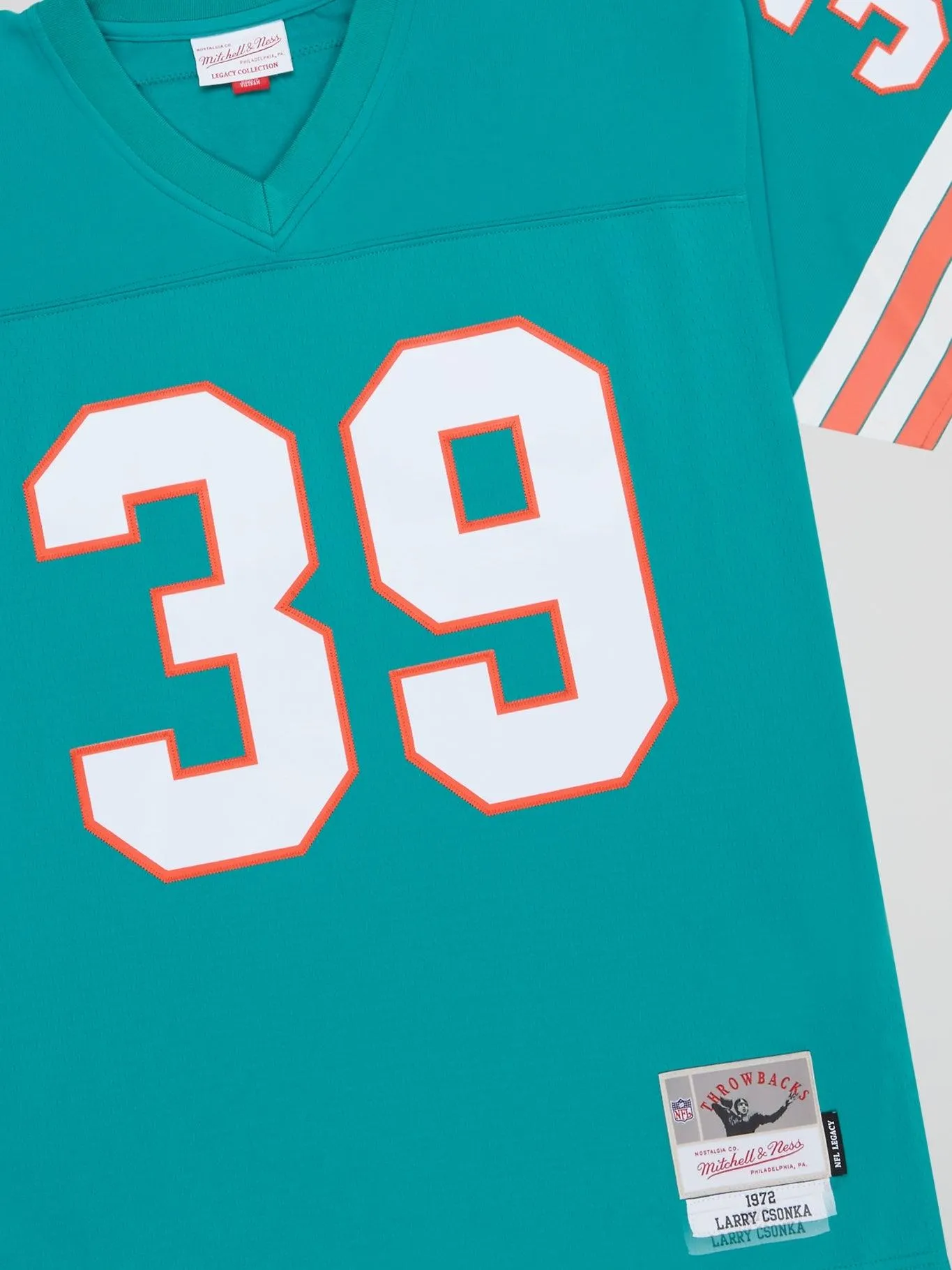 Mitchell and Ness - NFL Legacy Jersey Dolphins 1972 Larry Csonka