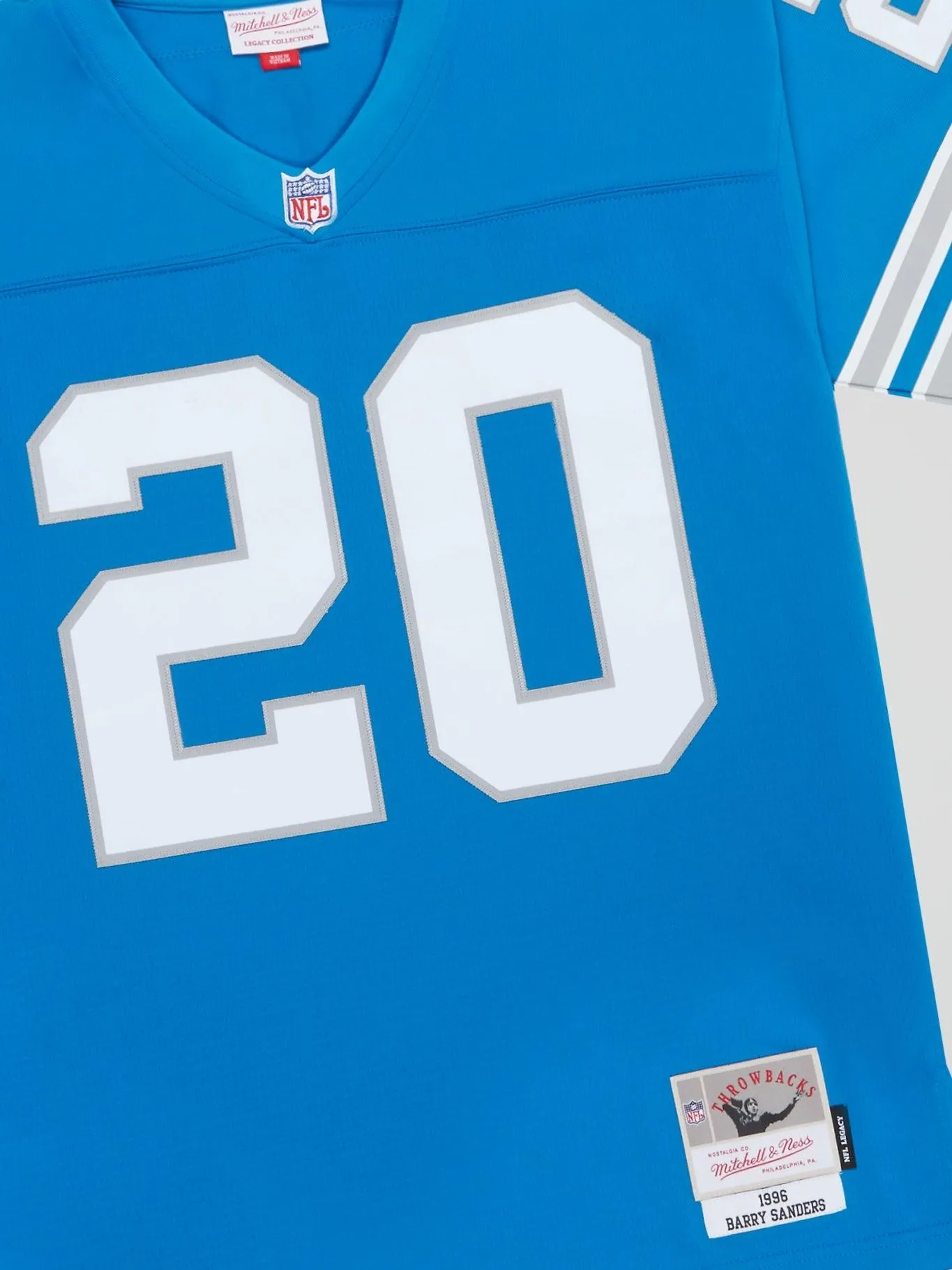 Mitchell and Ness - NFL Legacy Jersey Lions 96 Barry Sanders