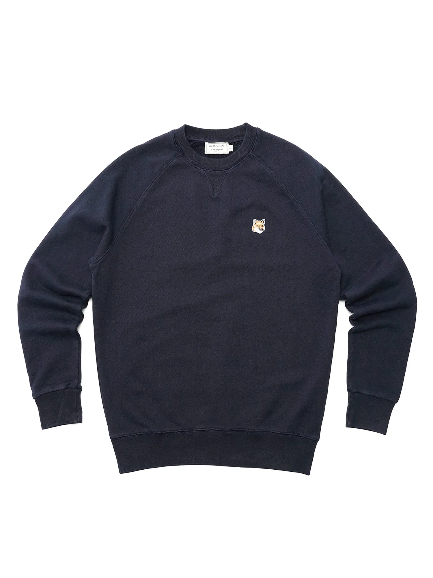 M_SWEATSHIRT FOX HEAD PATCH_NAVY