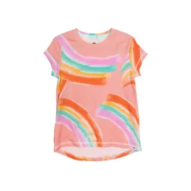 Multicolor Brushstrokes Circle Tee