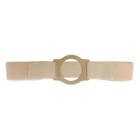 Nu-Comfort 2" Wide Beige Support Belt 2-1/4" I.D. Ring Plate 41" - 46" Waist X-Large, Latex-Free