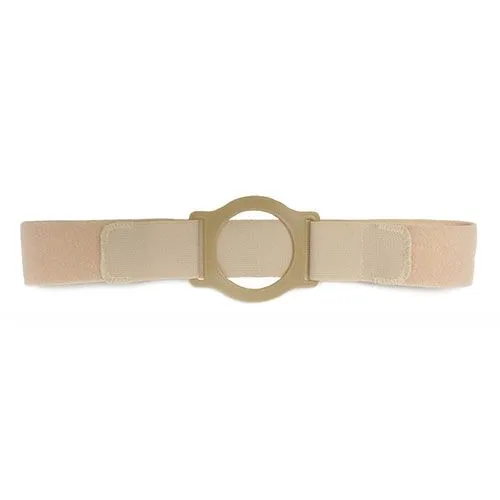 Nu-Comfort 2" Wide Beige Support Belt 2-1/4" I.D. Ring Plate 41" - 46" Waist X-Large, Latex-Free