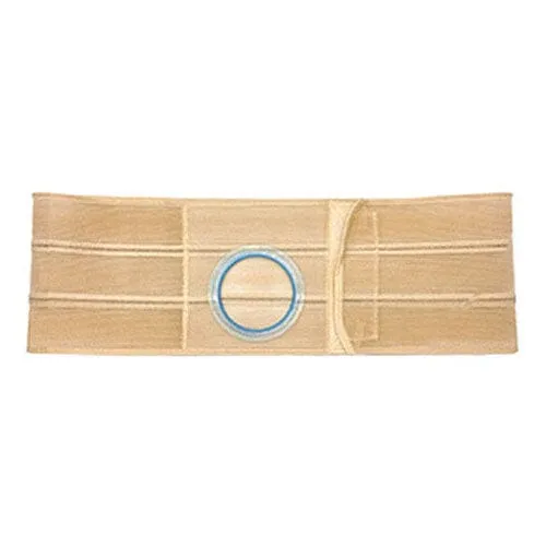 Nu-Hope Support Belt, Original Flat Panel, 2-1/4" Stoma, 6" Wide, Right, 1" From Bottom, Prolapse Strap, XL (41" to 47" Waist), Beige