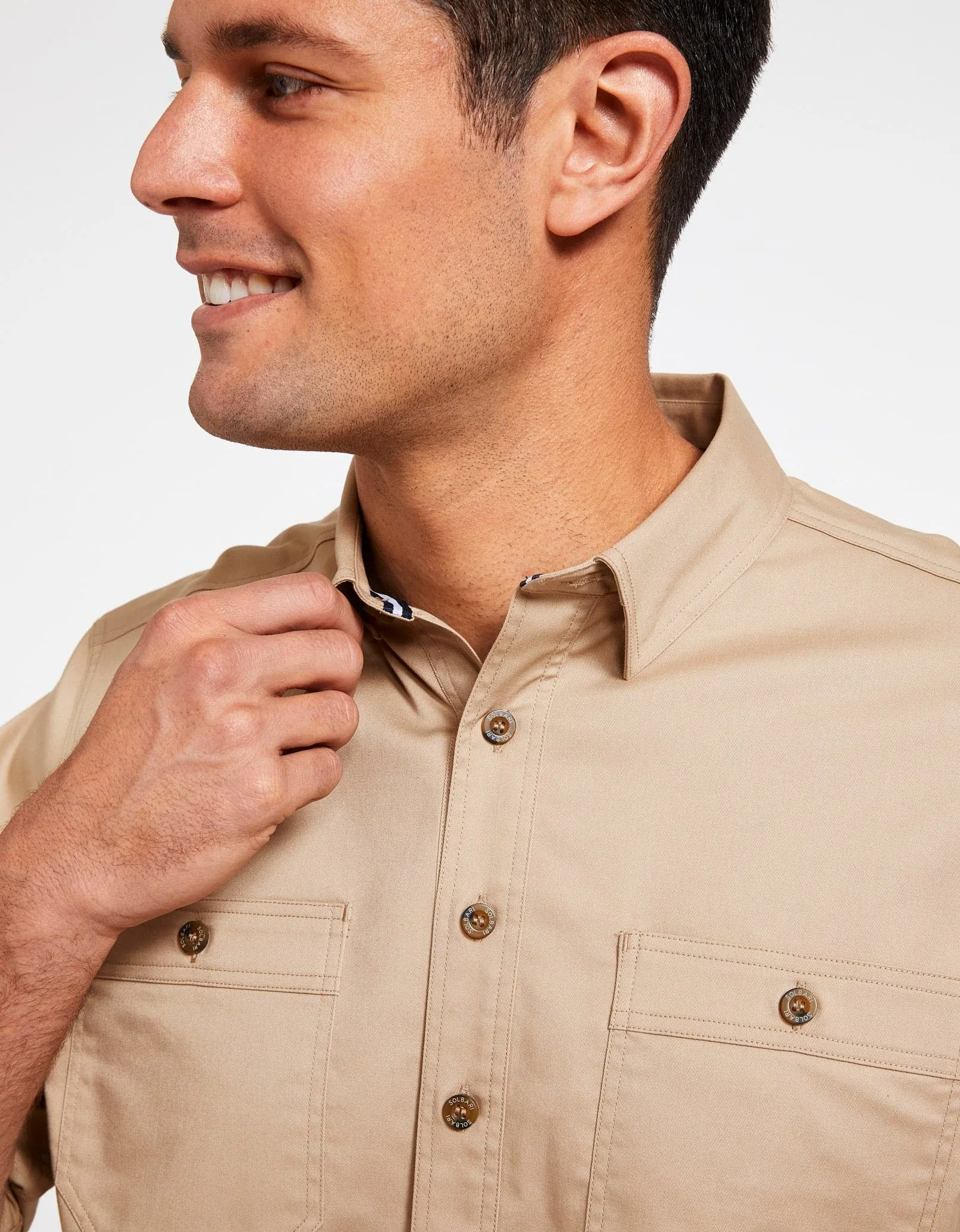 Outback Half Placket Shirt UPF 50  Technicool Collection