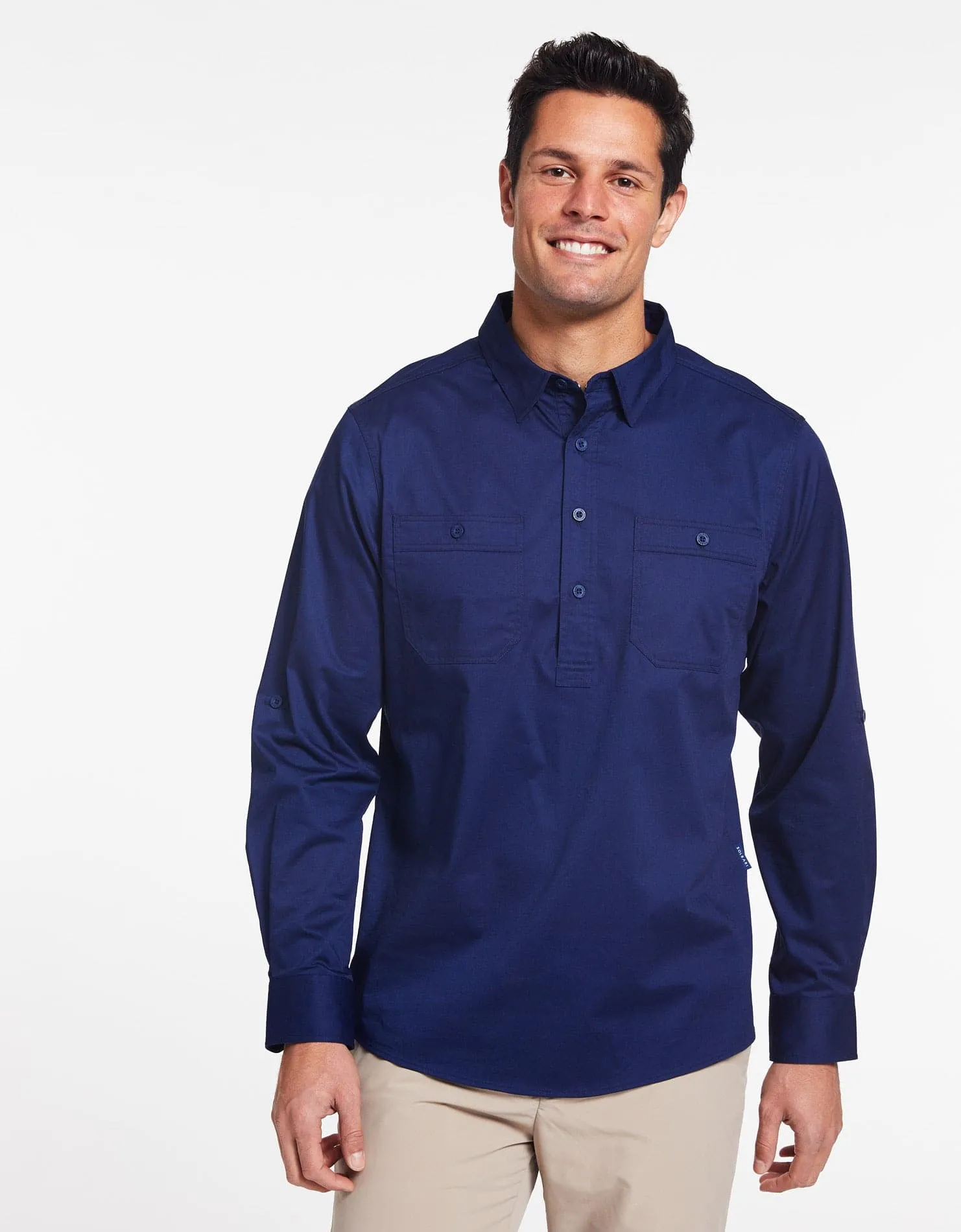 Outback Half Placket Shirt UPF 50  Technicool Collection