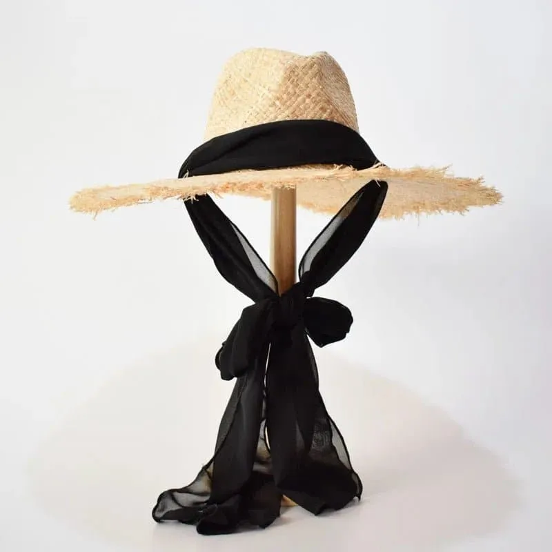 Raffia Straw Hats for Women with Wide Brim - Superior Sun Protection