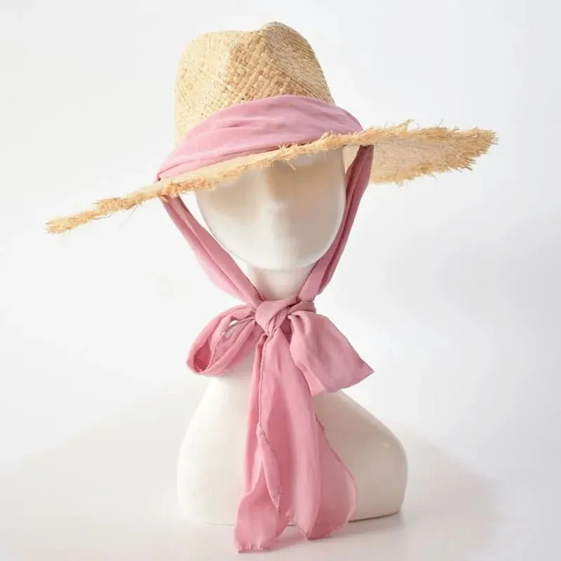 Raffia Straw Hats for Women with Wide Brim - Superior Sun Protection