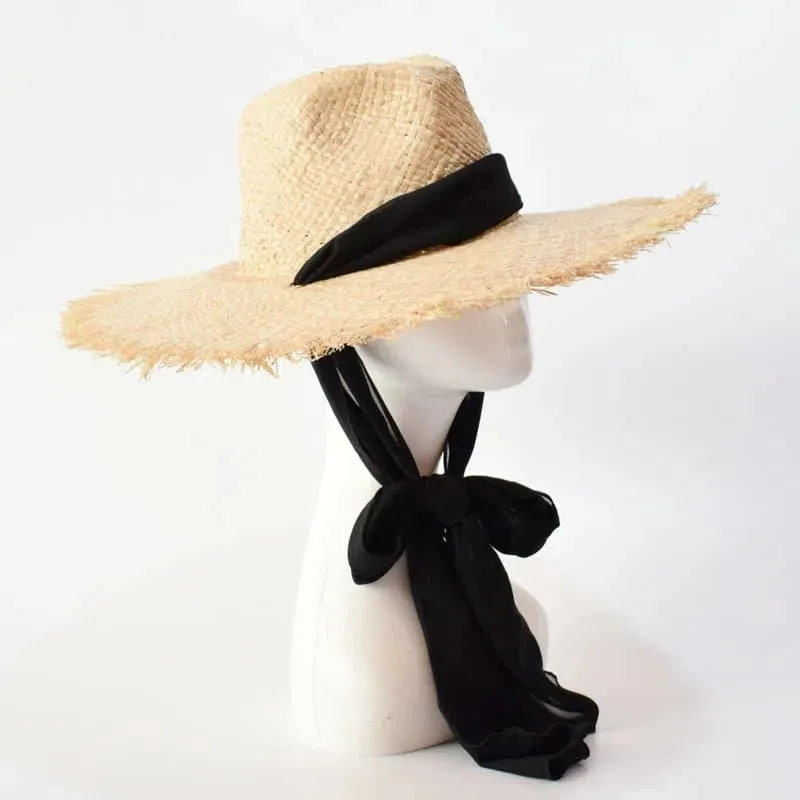 Raffia Straw Hats for Women with Wide Brim - Superior Sun Protection