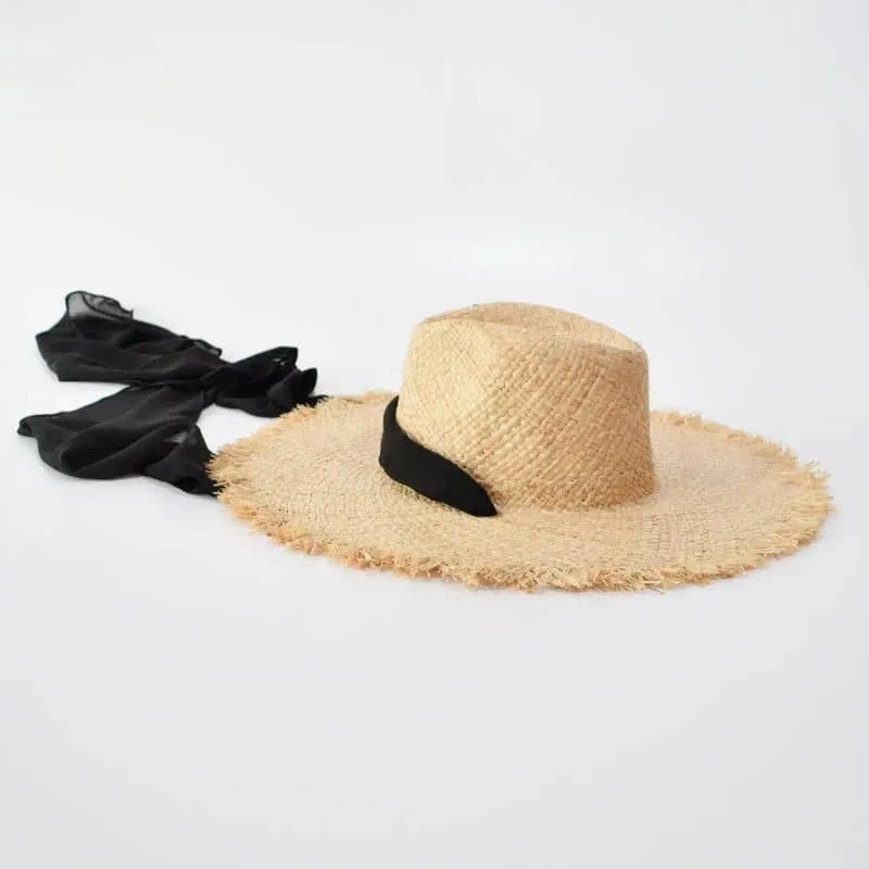 Raffia Straw Hats for Women with Wide Brim - Superior Sun Protection