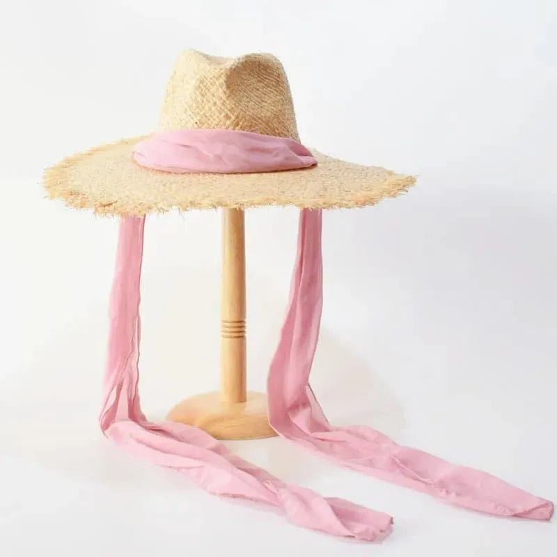 Raffia Straw Hats for Women with Wide Brim - Superior Sun Protection