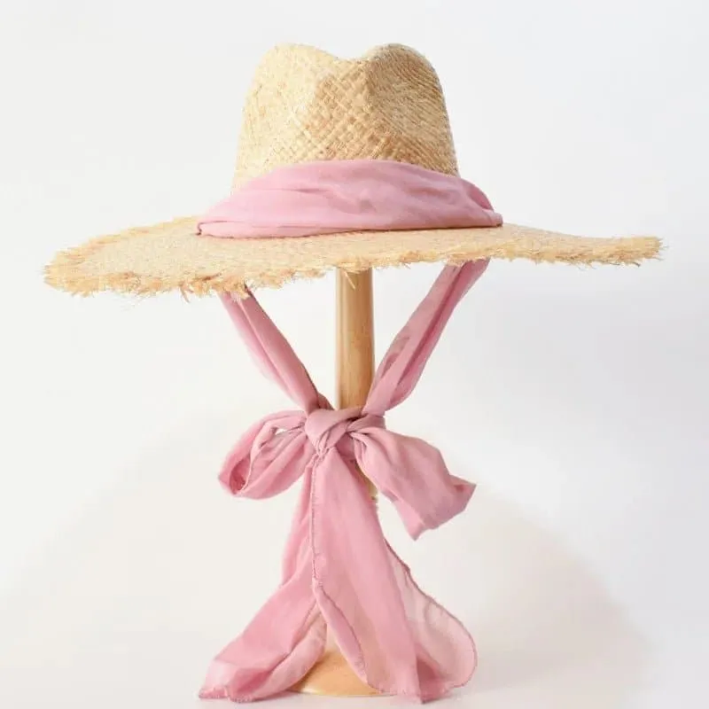 Raffia Straw Hats for Women with Wide Brim - Superior Sun Protection