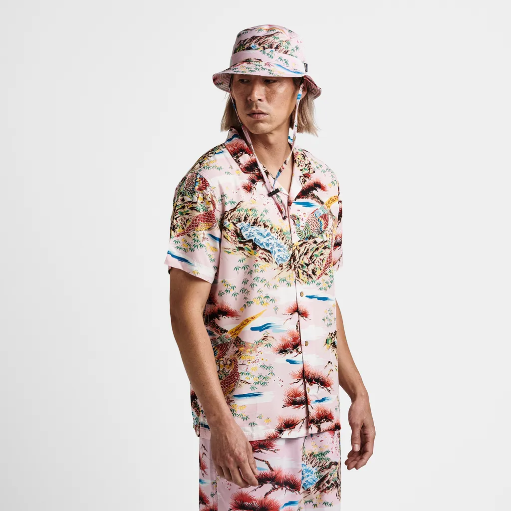 Roark Gonzo Camp Collar Shirt - Aloha From Japan Cherry Blossoms