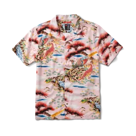 Roark Gonzo Camp Collar Shirt - Aloha From Japan Cherry Blossoms